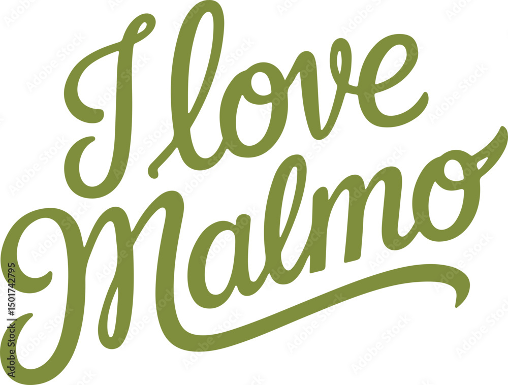 Fototapeta premium I Love Malmo.