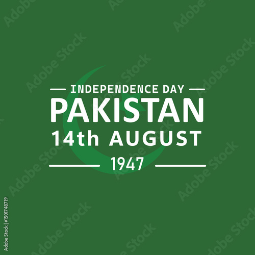Pakistan independence day logo