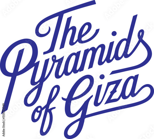 The Pyramids of Giza.