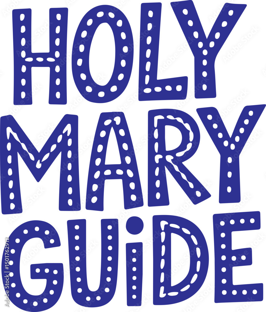 Fototapeta premium Holy Mary Guide.