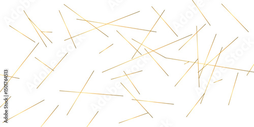 Abstract background with lines. Golden lines on White paper. Line wavy abstract vector technology line pattern background.