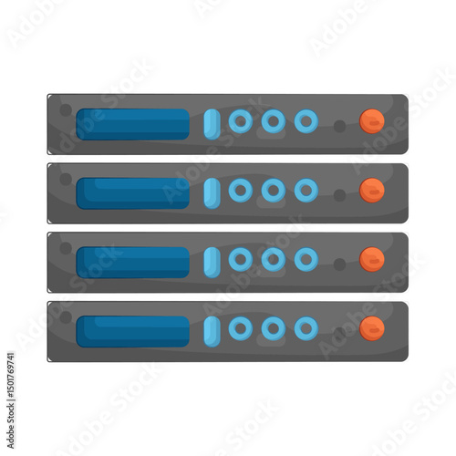 Illustration of server 