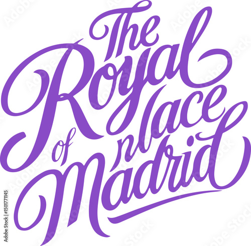 The Royal Palace of Madrid.