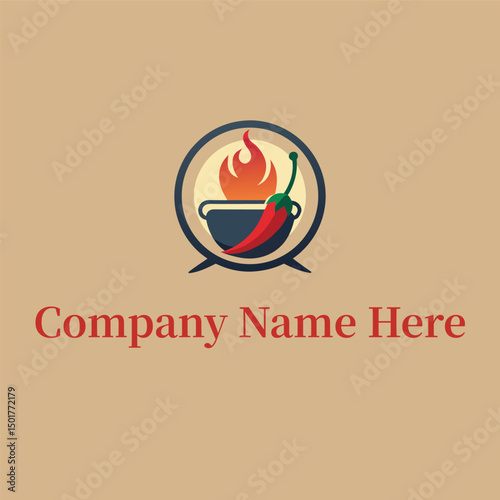 Spicy Chili Pepper Restaurant Logo
