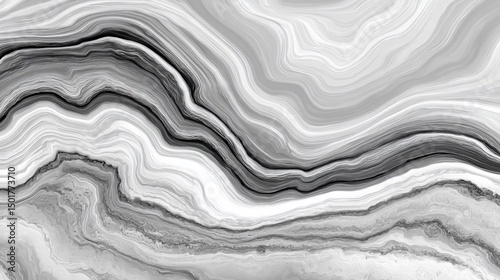 Gray swirling patterns mimic marbled stone layers