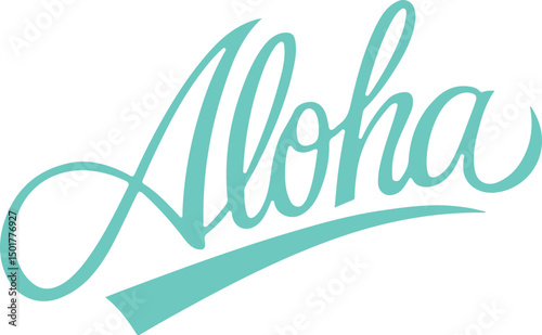 Aloha Typography.