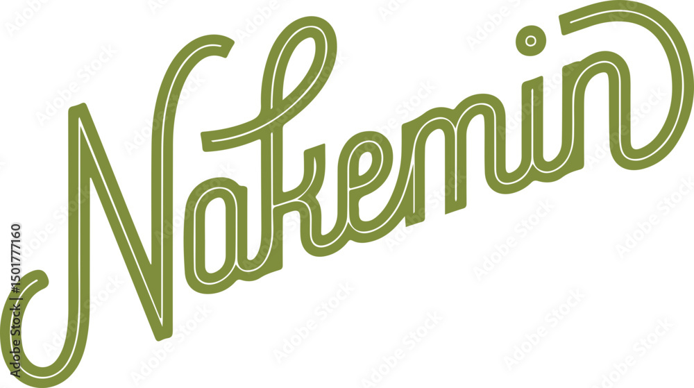 Fototapeta premium Nakenin Logo.