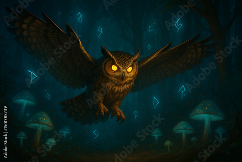 Owl in the night