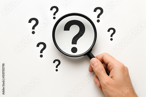 hand holding question mark