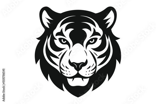 tiger head vector