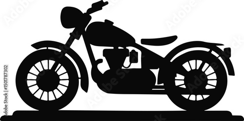 Cafe Racer Silhouette Vector Art Design
