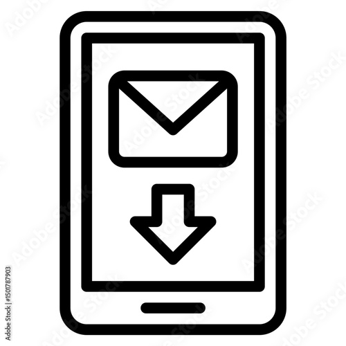 mobile inbox icon