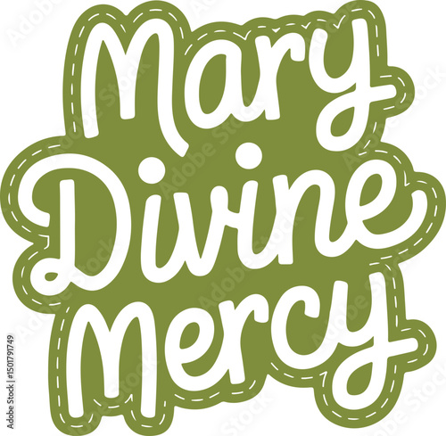 Mary Divine Mercy.