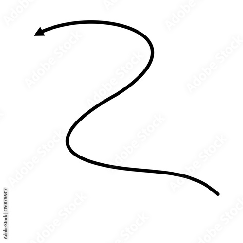 hand drawn arrows.