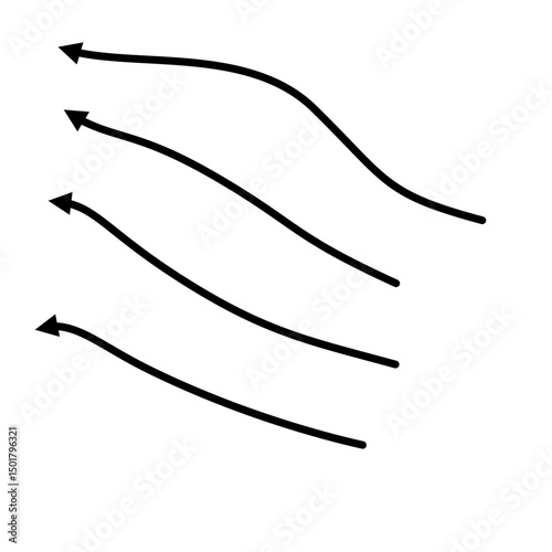 hand drawn arrows.