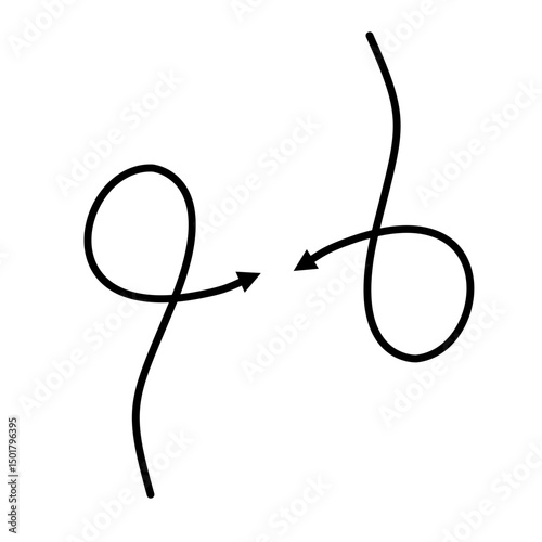 hand drawn arrows.