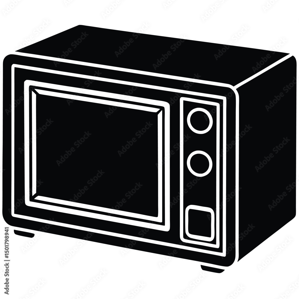 Fototapeta premium kitchen rice cooker illustration