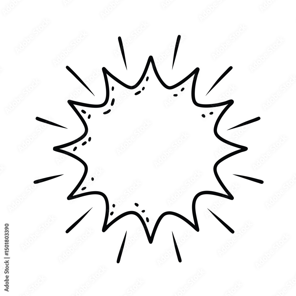 vector illustration of an abstract sun vector illustration of an abstract sun