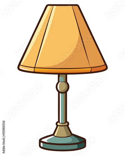 table lamp isolated on white