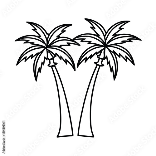 palm tree silhouette