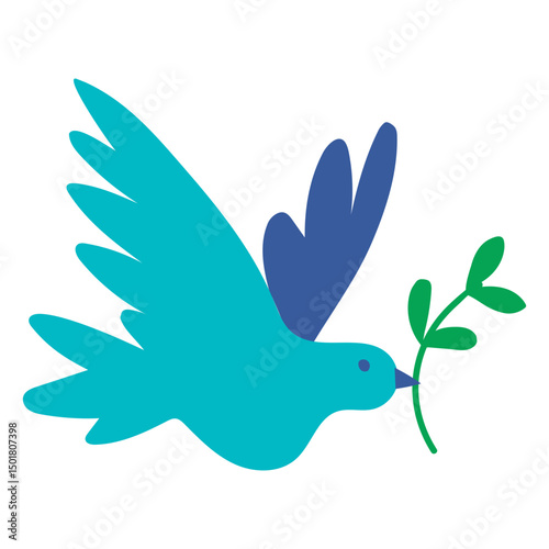 Bird of peace flat