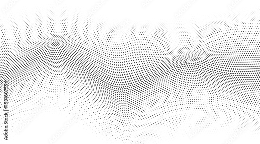 Light gradient halftone dots grunge wide background