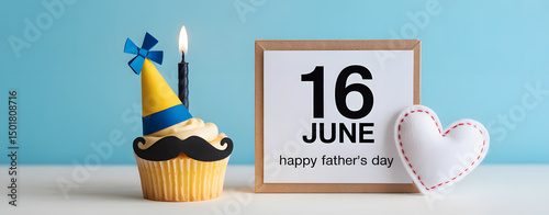 16 june happy father's day card