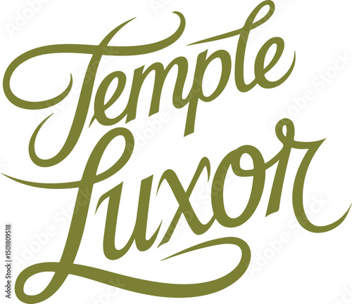 Temple Luxor Script.
