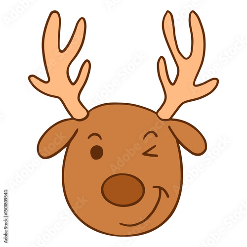 Christmas holiday reindeer animal