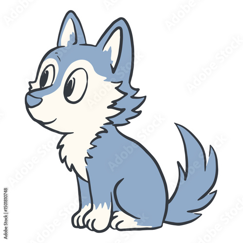 Wolf cute animal