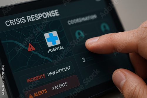 Crisis Response Management on Mobile Device for Emergency Situations and Hospital Coordination