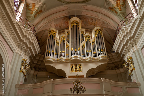 beautiful church organ