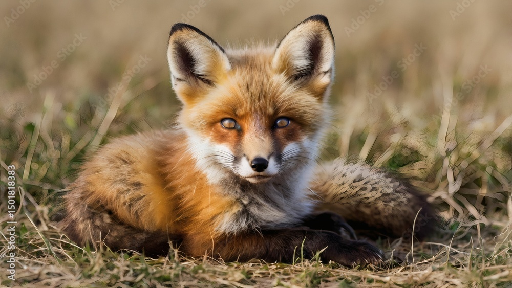 red fox in the wild closeup red fox in the wild closeup