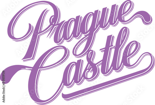 Prague Castle Lettering.