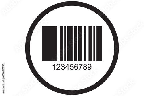 Barcode isolated on white background. Barcode scratched vector illustration , barcode icon for selling, Product Barcode, Trendy bar code for web icon