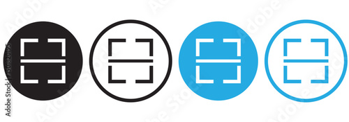 scan qr code icon scanning code sign. code scanner icon. barcode icons.