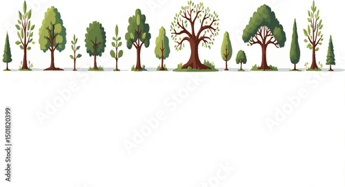 Even More Ultimate Tree collection, 200 detailed, different tree vectors.




