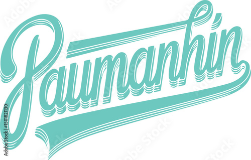 Paumanhin Typography. photo