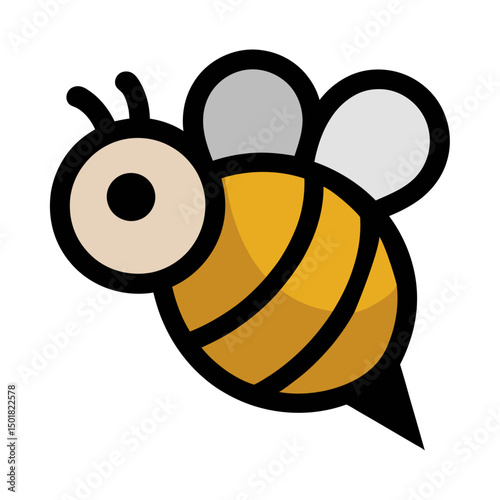 Cute Honeybee Insect Design