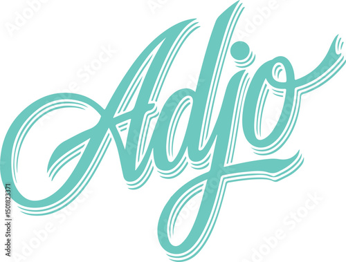 Adio - Stylish Handwritten Text.