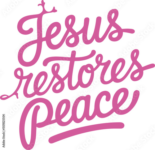 Jesus Restores Peace.