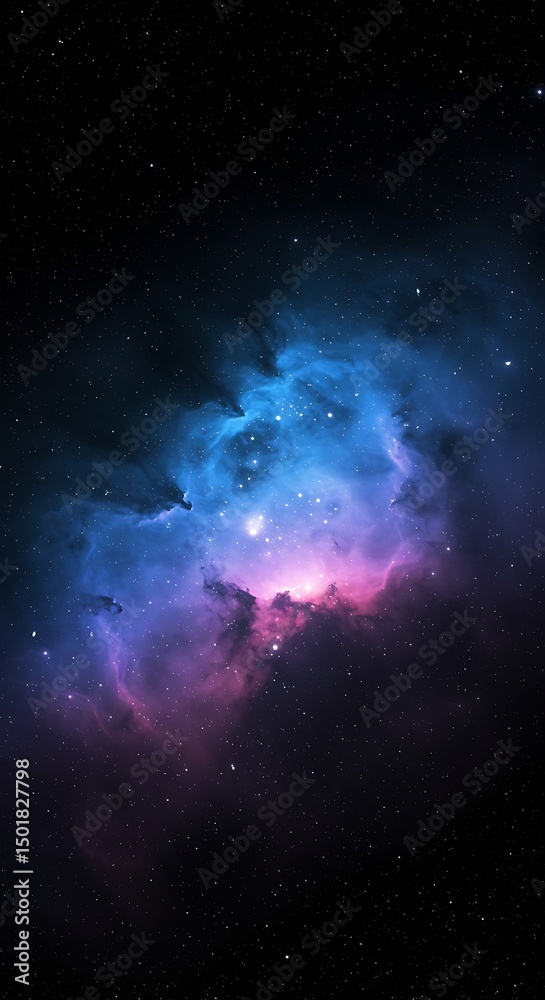 Fototapeta premium Nebula space stars galaxy cosmos universe astral background celestial night sky outer space deep space