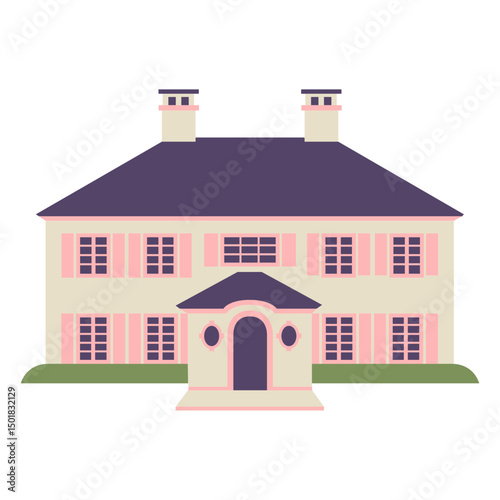 Classic two stories big house