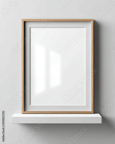 wooden frame mockup