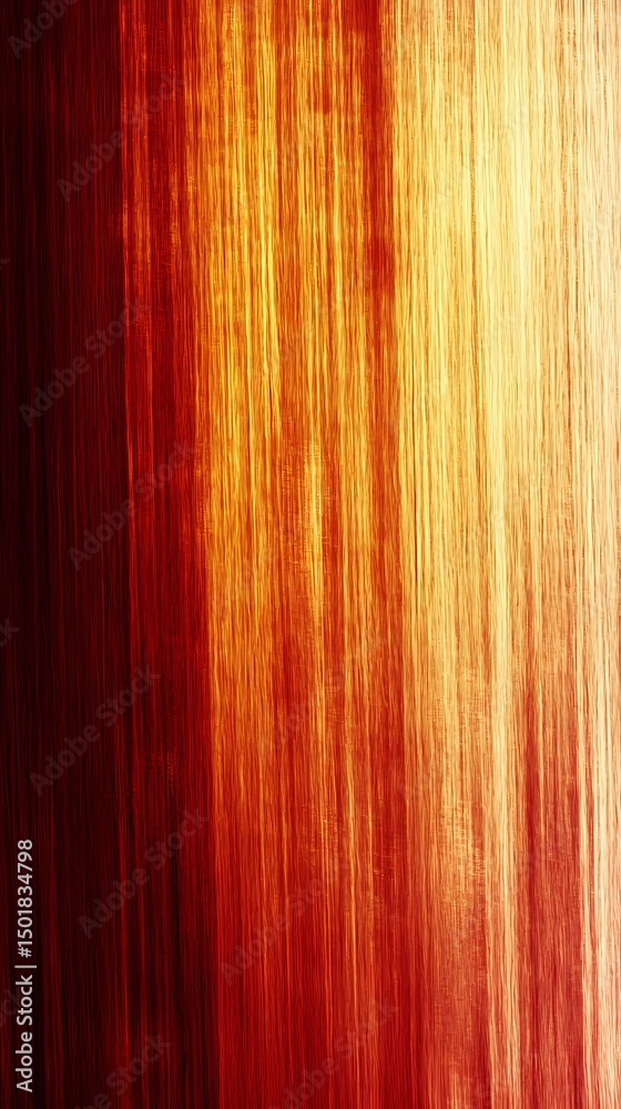 Obraz premium Textured background with alternating vertical red and yellow stripes, great for decorative use, print design, and wallpaper.