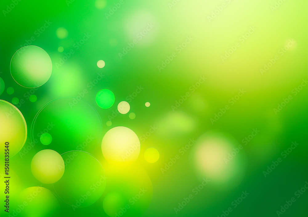 Obraz premium green gradient background, abstract blurry fresh green background