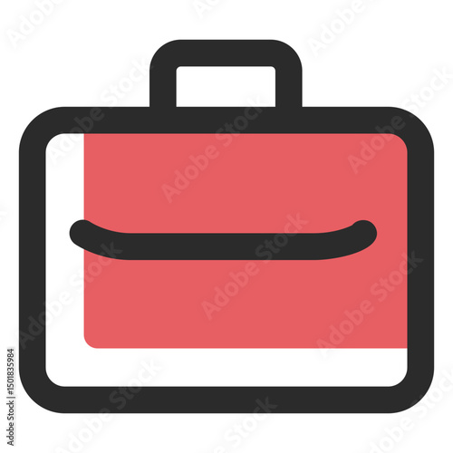 Business suitcase icon