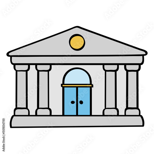 Money business bank icon