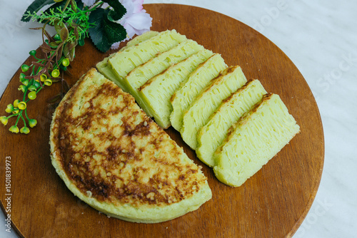 bika ambon pandan 