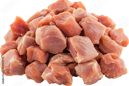A raw meat mountain of succulent cubed pork